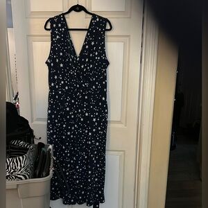 Starry Night Sleeveless pull on romper